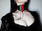 Wide Corset-Style Collar