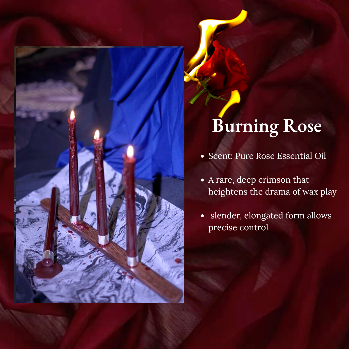 Long Slim Wax Play Candles