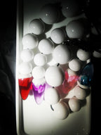 Modular Anal Beads White Resin