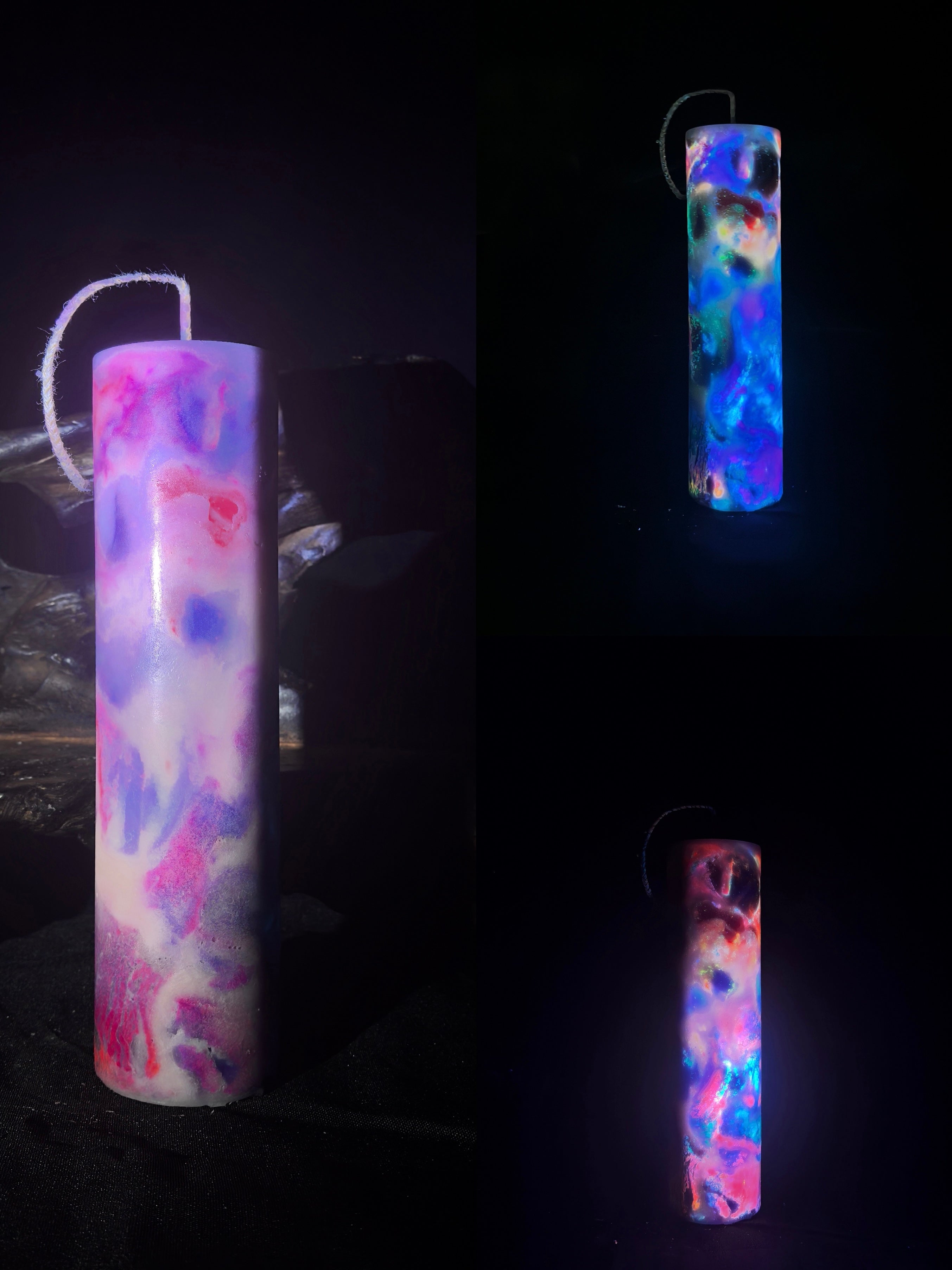 Low Temp Candle Handmade Glow-in-the-Dark