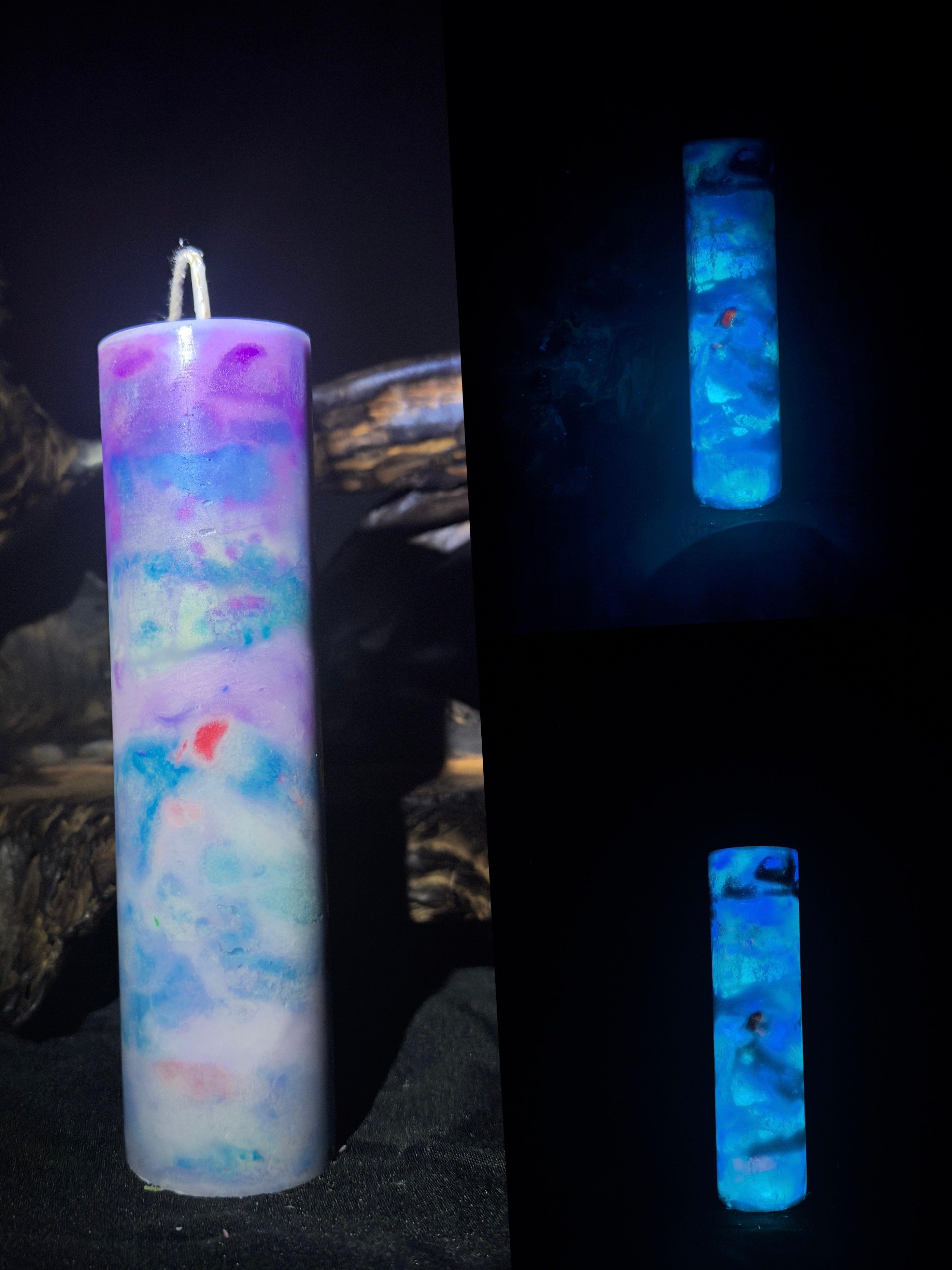 Low Temp Candle Handmade Glow-in-the-Dark
