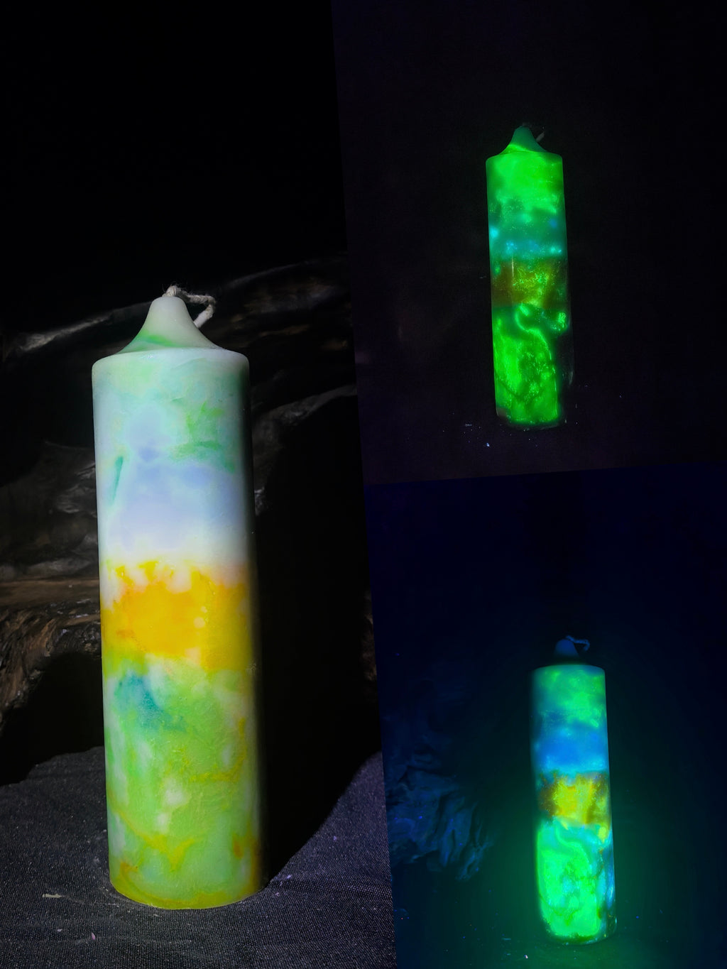 Low Temp Candle Handmade Glow-in-the-Dark