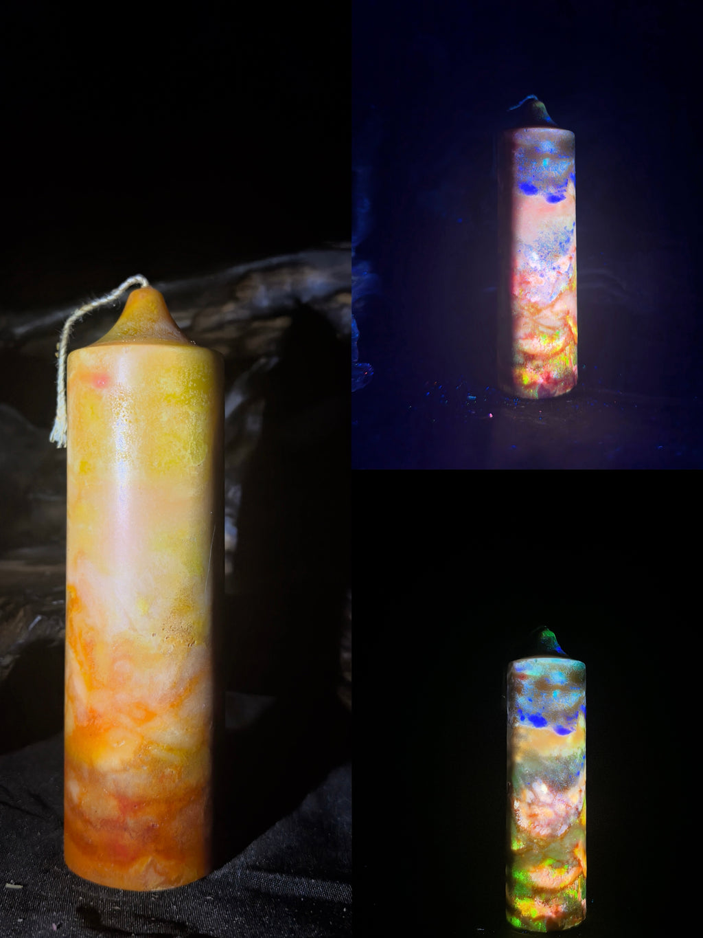 Low Temp Candle Handmade Glow-in-the-Dark