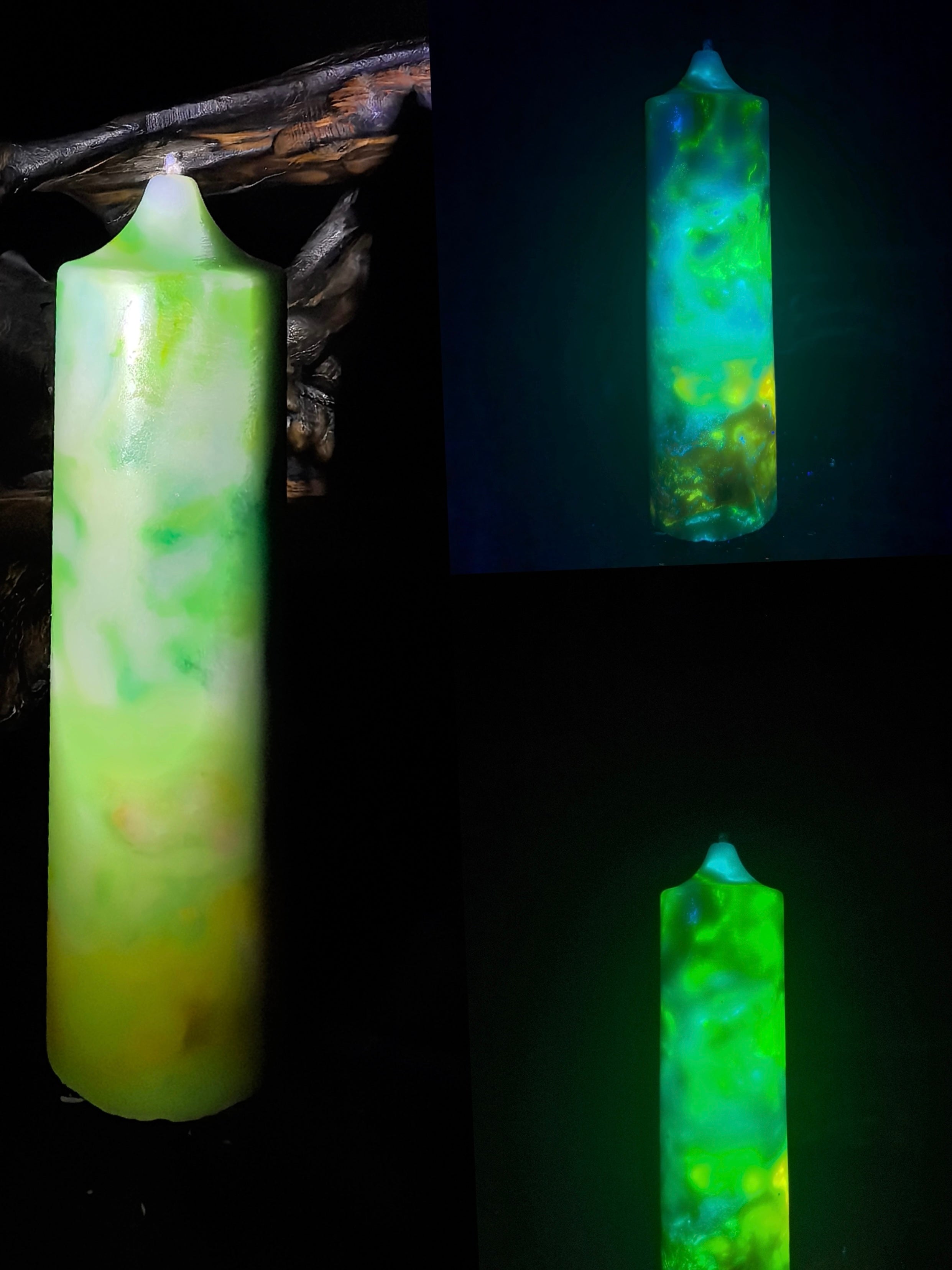 Low Temp Candle Handmade Glow-in-the-Dark