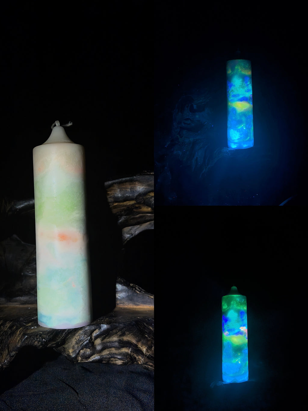 Low Temp Candle Handmade Glow-in-the-Dark