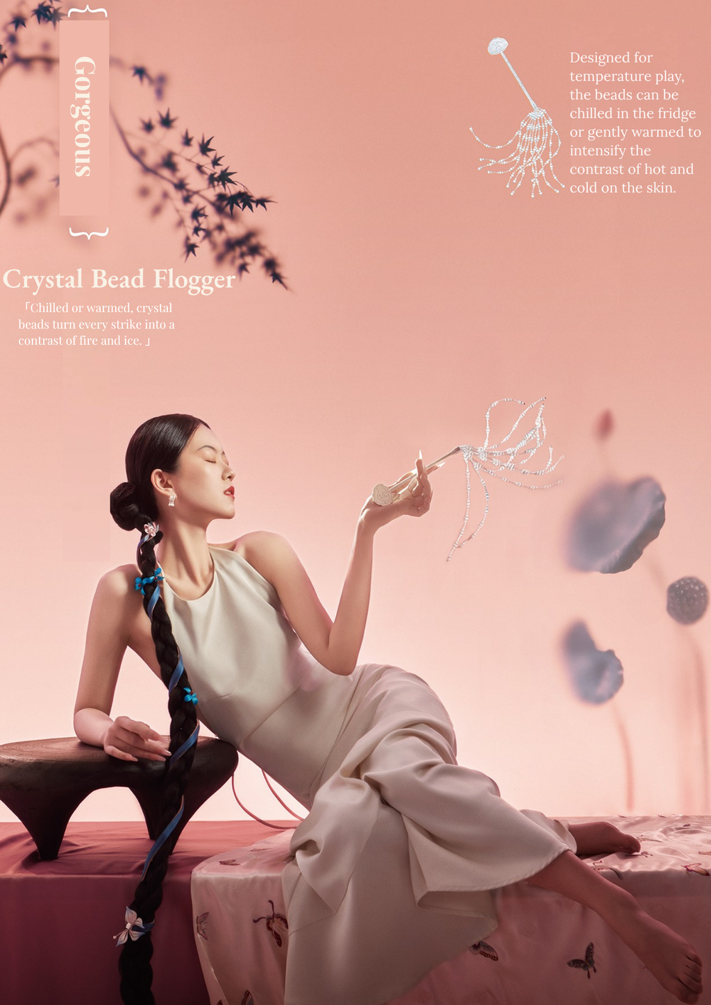 Crystal Bead Flogger