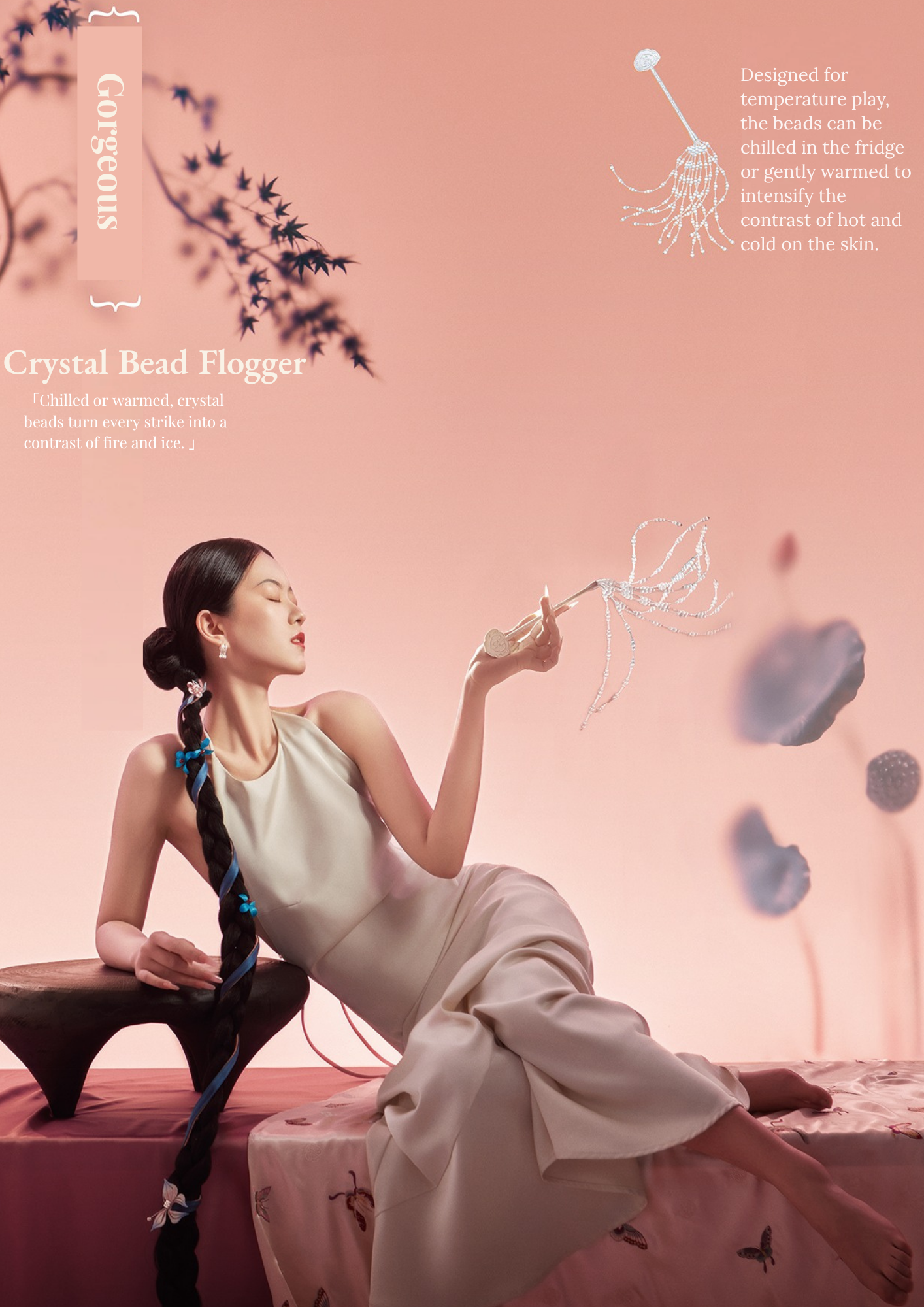 Crystal Bead Flogger