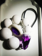 Modular Anal Beads White Resin