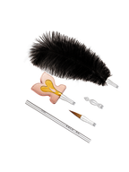 Brush, Paddle and Feather Tickler