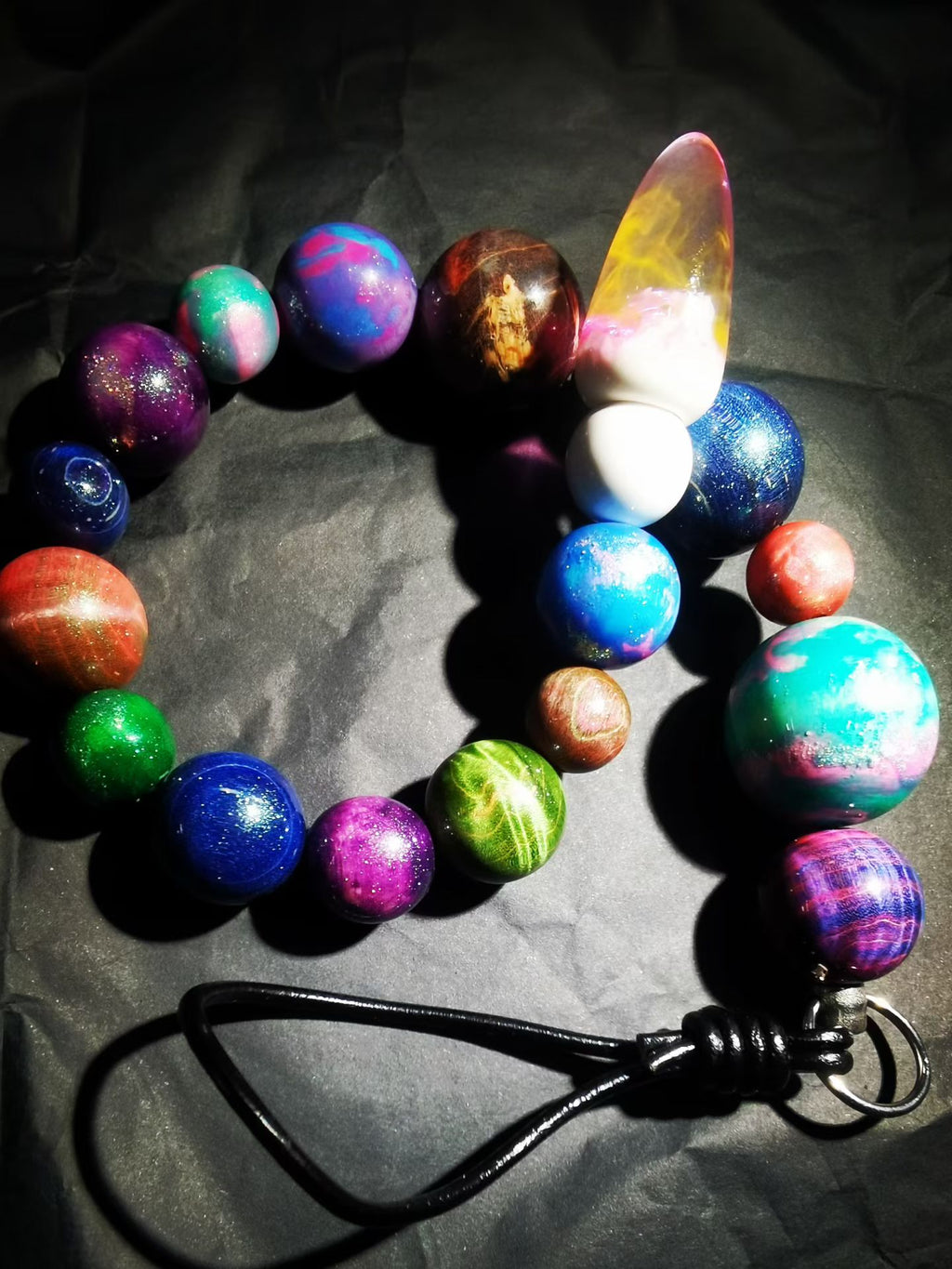 Modular Anal Beads White Resin