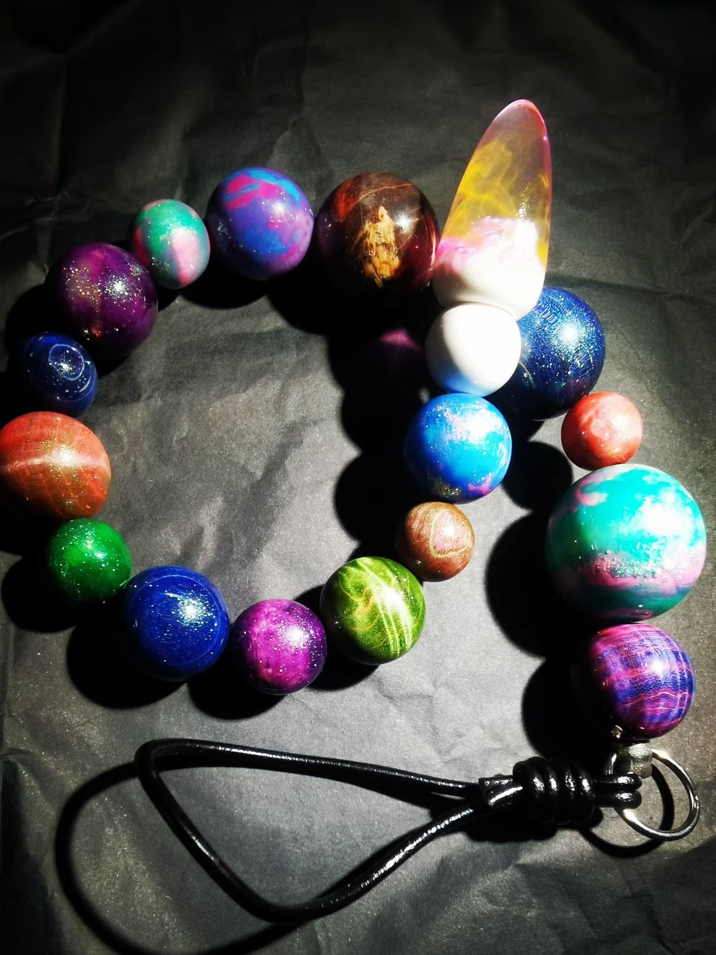 Modular Anal Beads White Resin