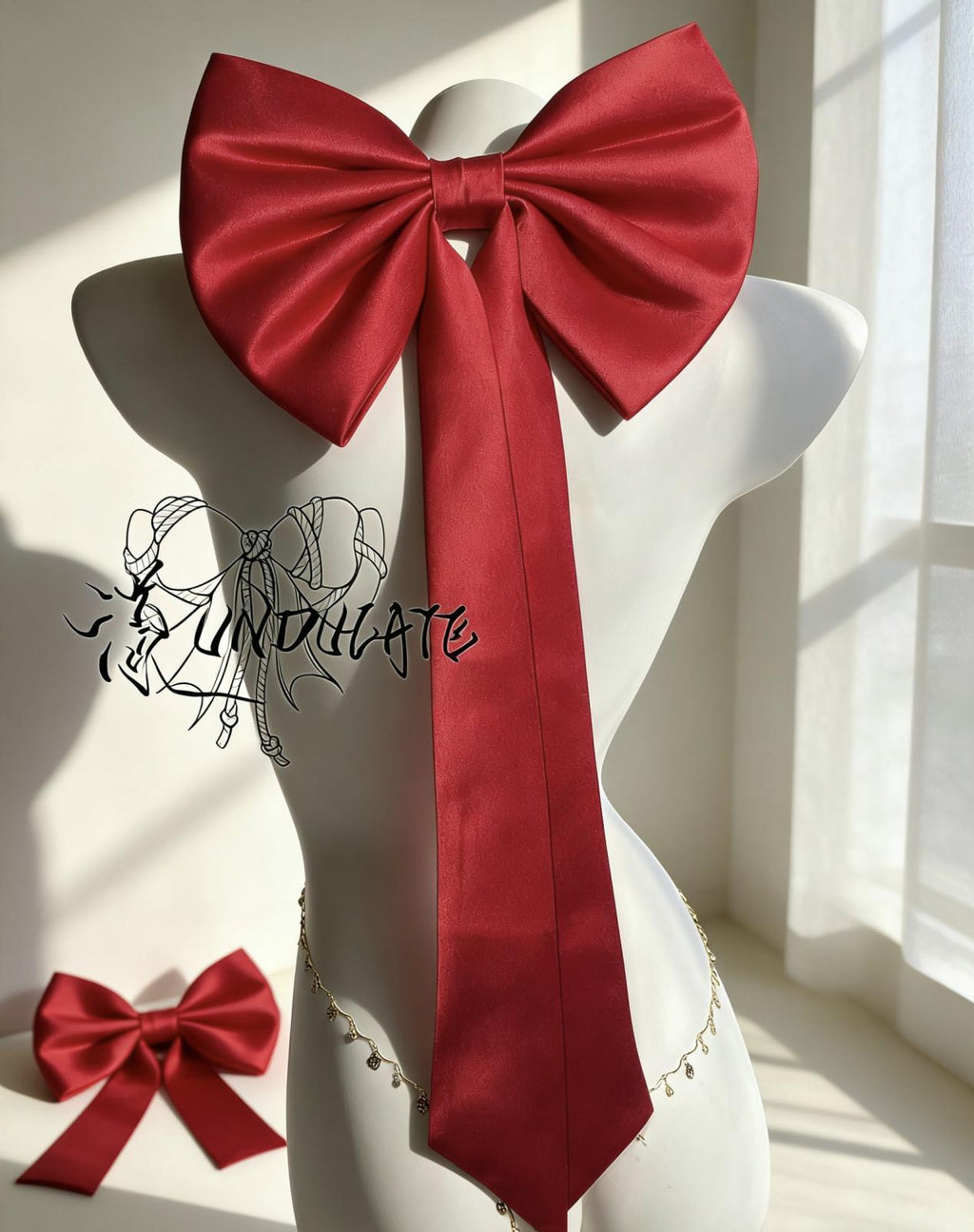 Bow Collar Nipple Clip Set by Undulate