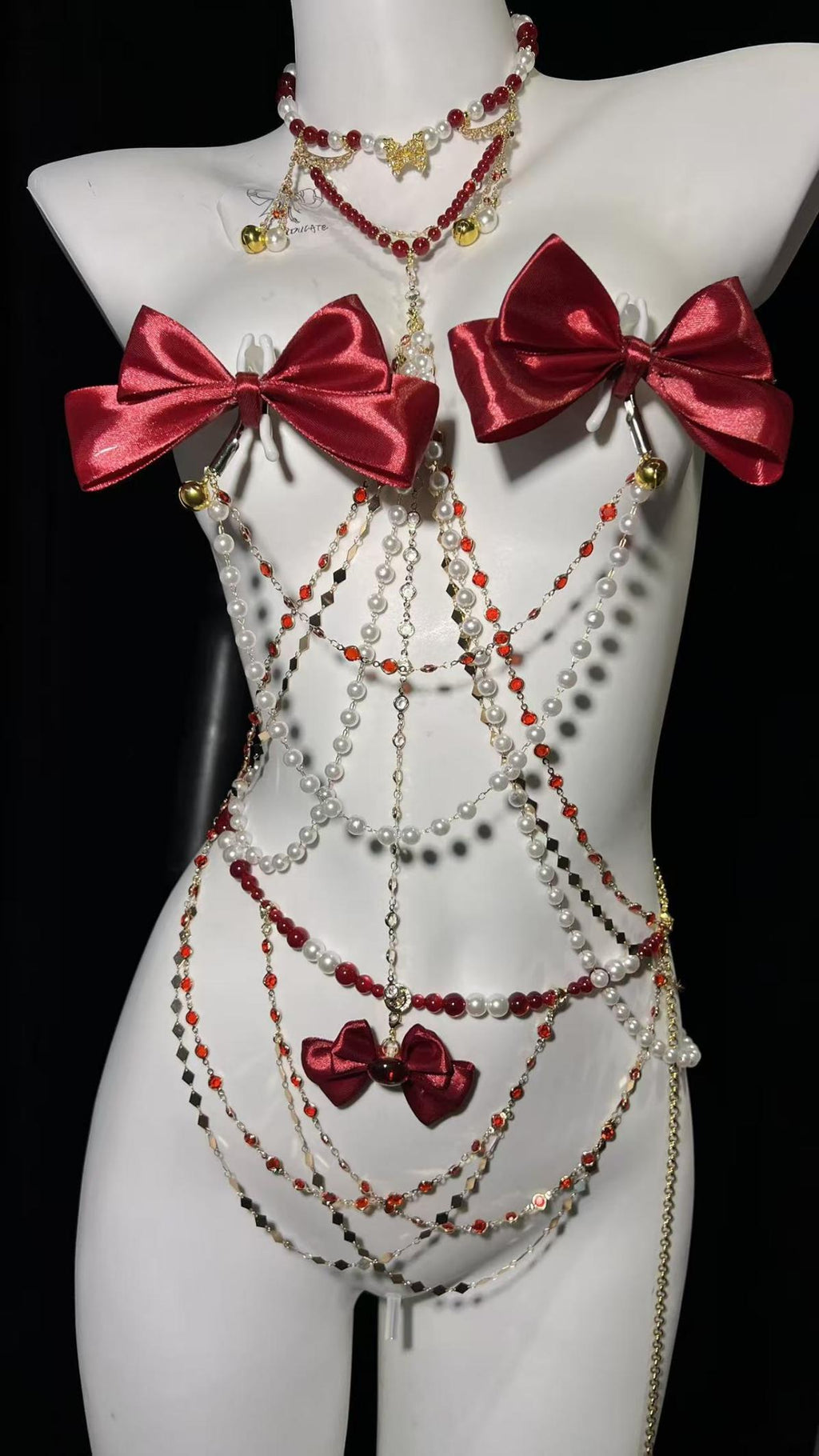 Ritual Body Chain Harness Set by Undulate